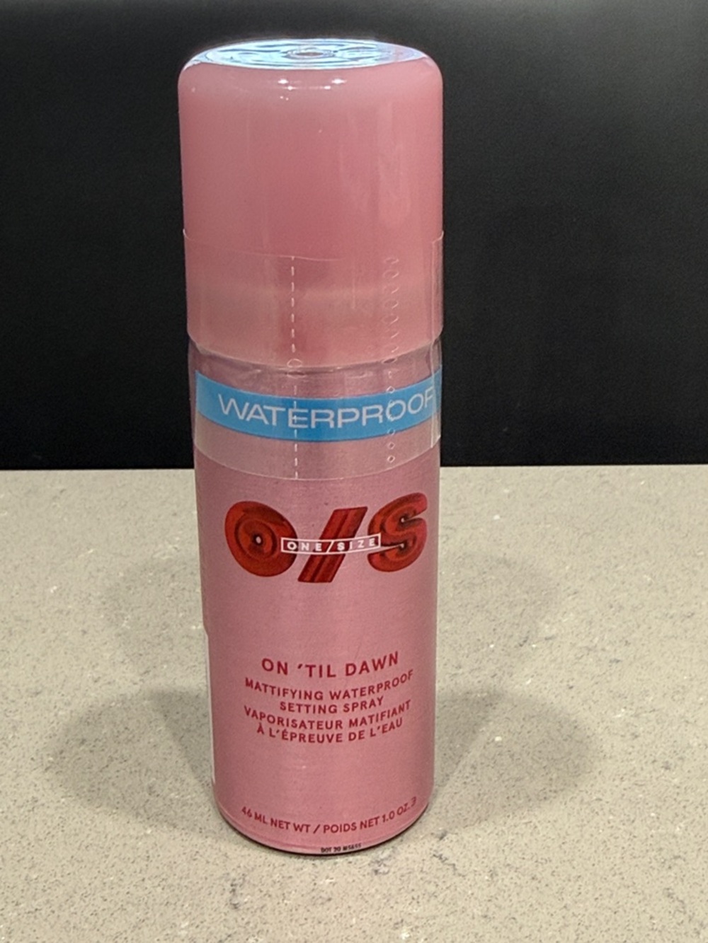 One/Size On 'Til Dawn Mattifying Waterproof Setting Spray Travel Size, New